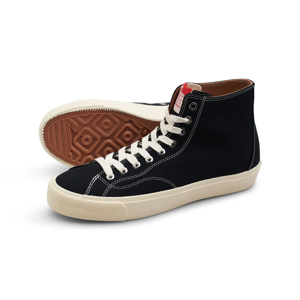 VM003 HI Canvas (Black / White) Shoes - UK 8.5