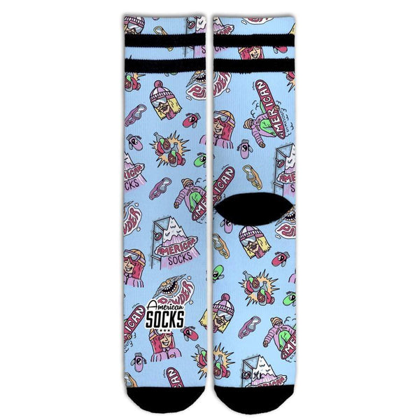 American Socks Slope Dope - Mid High Socks