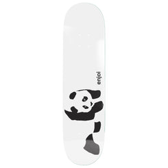 Enjoi Whitey Panda R7 White Skateboard Deck - 8.375"