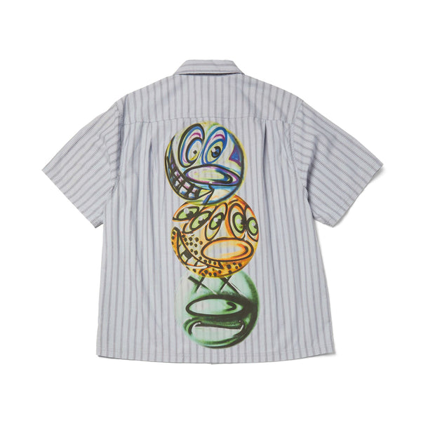HUF x Kenny Scharf | Television Stripe Shirt (Multi)