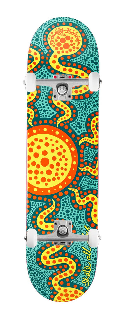 Drawing Boards Skate All Day x Venom Custom Complete Skateboard - 8.5"
