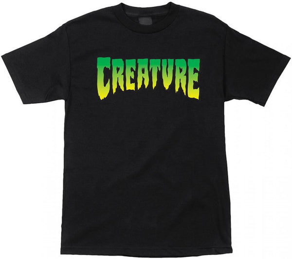 Creature T-Shirt Creature Logo - Black