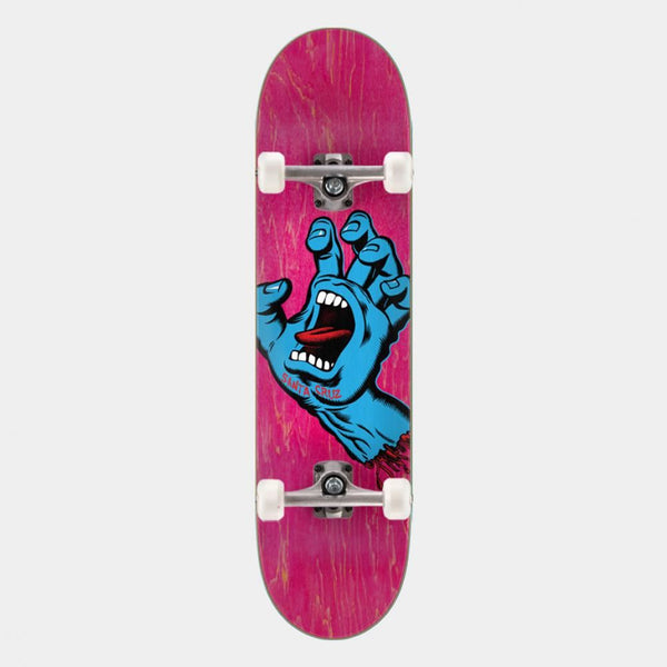 Santa Cruz Set Screaming Hand, Bullet & Ricta Complete Skateboard - 7.8