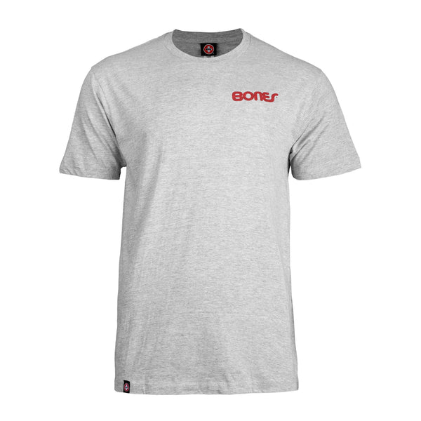 BONES Swiss Tee Heather - Skatewarehouse.co.uk