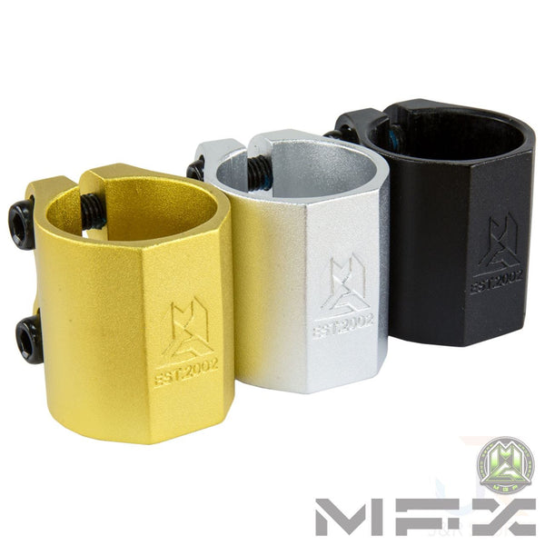 Madd Gear Mfx Extreme Double Clamp - Gold - Skatewarehouse.co.uk
