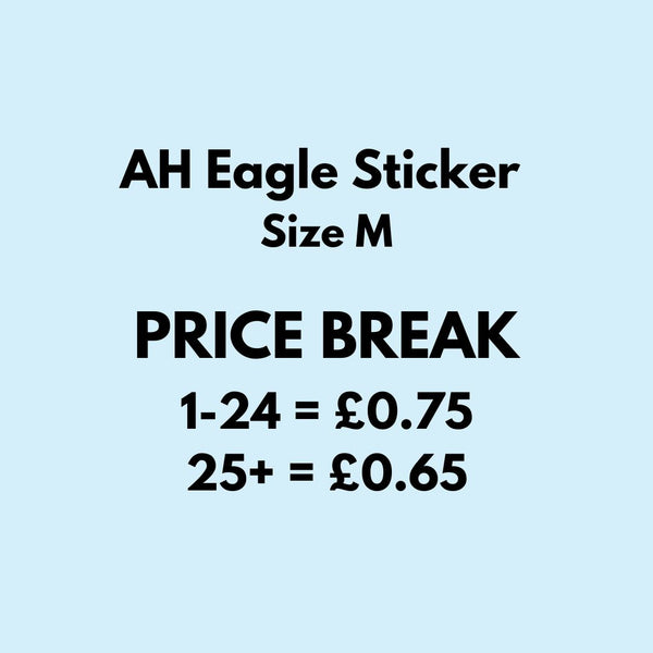 Anti Hero AH Eagle Sticker (Multi) Size - M