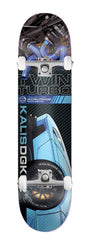 DGK Josh Kalis 'Twin Turbo' Black Carbon Fiber x Venom Custom Complete Skateboard - 7.8"