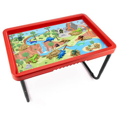 Toyrific Play Tray with Sea & Dino Play Mat Set Toy
