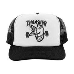 Thrasher x Spitfire Cap Thrash & Burn Trucker Black / White - O/S