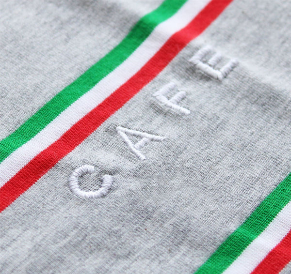 Skateboard Cafe Stripe Tee (Heather / Green) - M