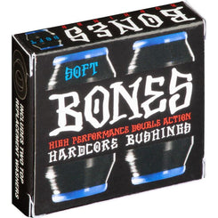 BONES Skateboard Wheels Bushings Soft Black Pack - Skatewarehouse.co.uk