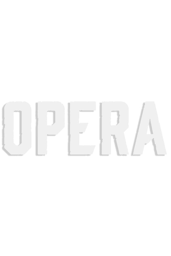 Opera Vinyl Die-Cut 5 Pk Sticker White One Size