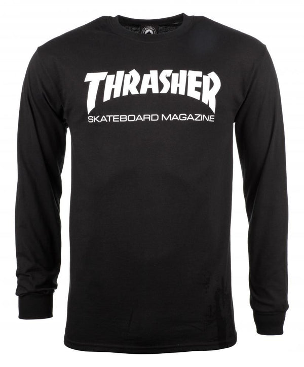 Thrasher Long Sleeve T-Shirt Skate Mag Black - Main Image