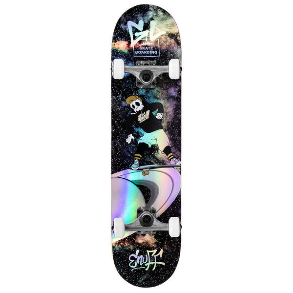 Enuff Skully Hologram Black Complete Skateboard - 7.75
