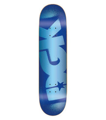 DGK O.G. Logo (Foil) Blue Foil Skateboard Deck - 8.1" - Skatewarehouse.co.uk