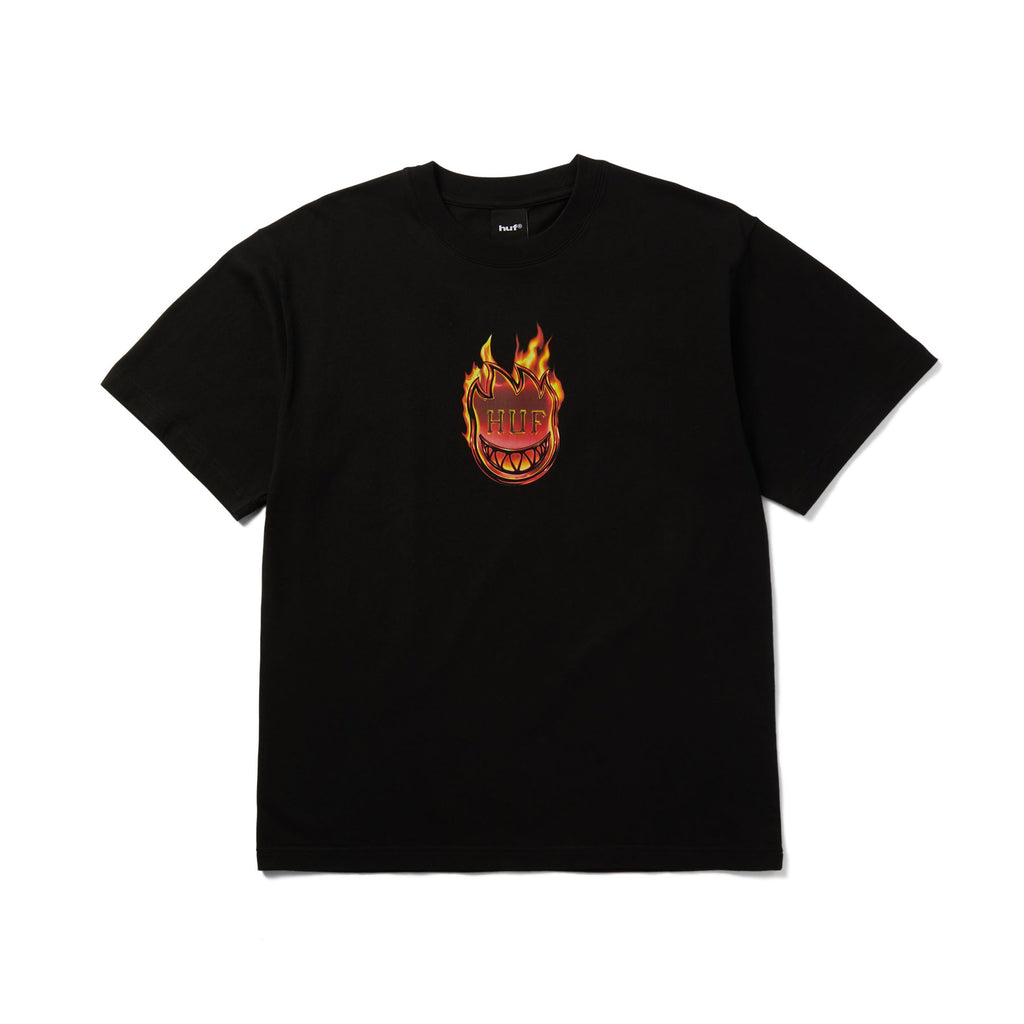 HUF Spitfire Flame Galaxies SS Tee (Black) - M