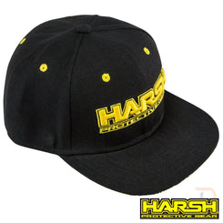 Madd Apparel Harsh Snapbacks - Black / Black / Yellow