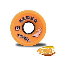 Retro - Classic Zigzags - Orange - 66 / 86A - Set 4 Accessories