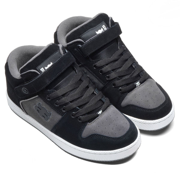 Ipath Grasshopper Black Grey Suede Shoes - Skatewarehouse.co.uk