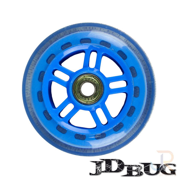 JD Original Street 100mm (2) w. Bearings - Reflx Blue Scooter Wheels