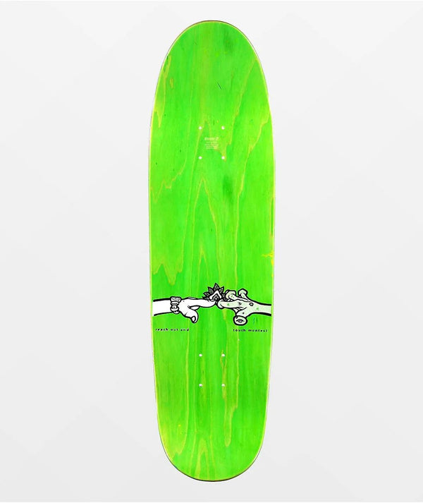 New Deal Montesi Alien SP Neon Skateboard Deck - 9.0