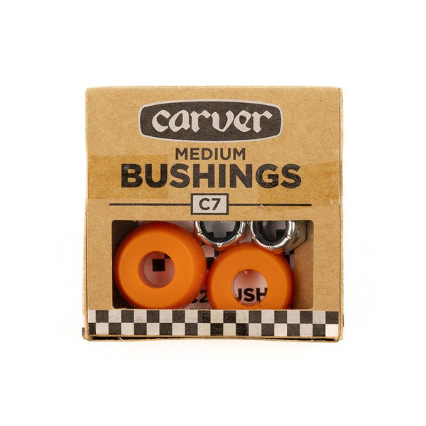 Carver Surf Skate Skateboard Medium Bushing Set 84a For C7 - Orange Glo - Skatewarehouse.co.uk