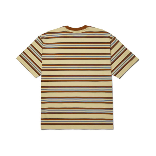 HUF Big Block Stripe S / S Boxy Top (Clay) T-Shirt - M