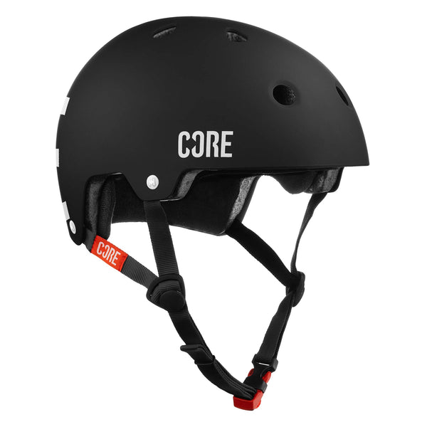 CORE Street Helmet - Black / White - Skatewarehouse.co.uk