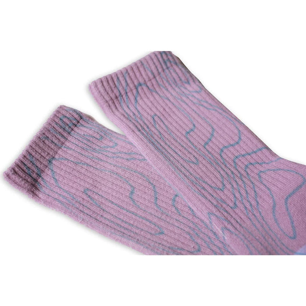 Theories Of Atlantis 'Contour' Sock Lavender