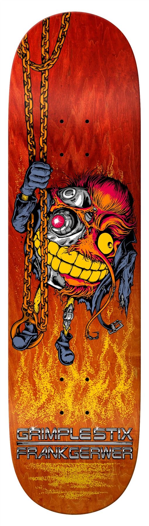 Dbx Gerwer Grimplestix - Grimplenator Skateboard Deck - 8.25