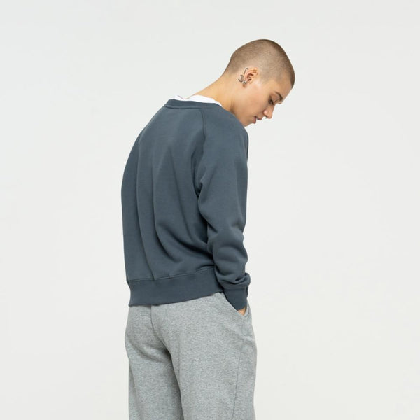 Santa Cruz Womens Crew Yin Yang Dot Front Crew - Pewter - Skatewarehouse.co.uk