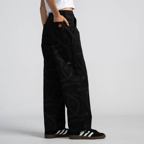 Santa Cruz Womens Pant Nolan Carpenter Pant - Lucky Gem Repeat - Skatewarehouse.co.uk