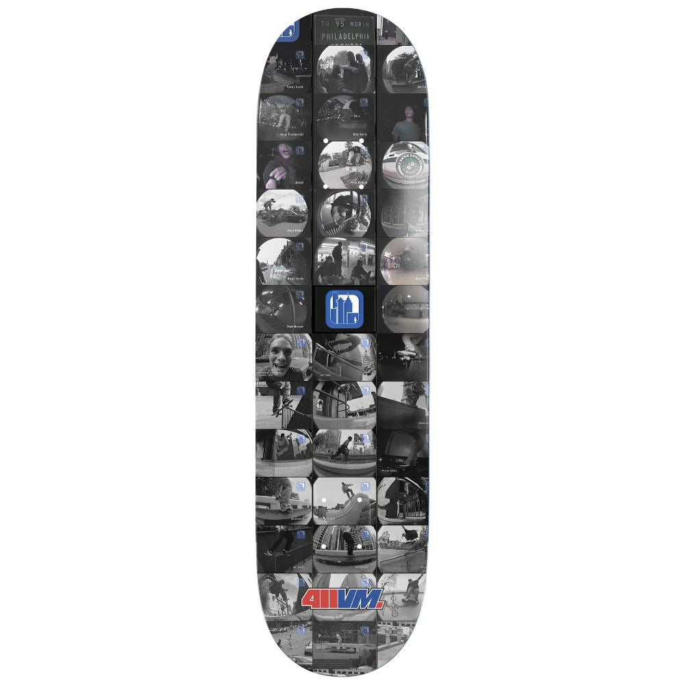 411 VM Metrospective Frame Grab Multi Skateboard Deck - 8.25"