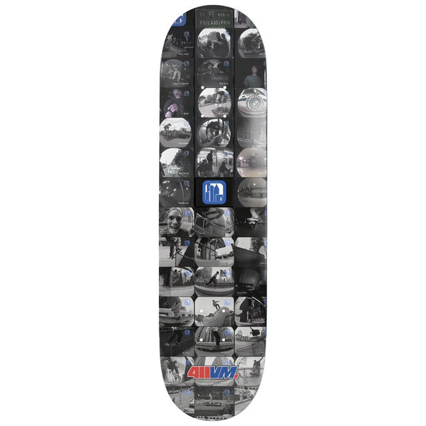 411 VM Metrospective Frame Grab Multi Skateboard Deck - 8.25