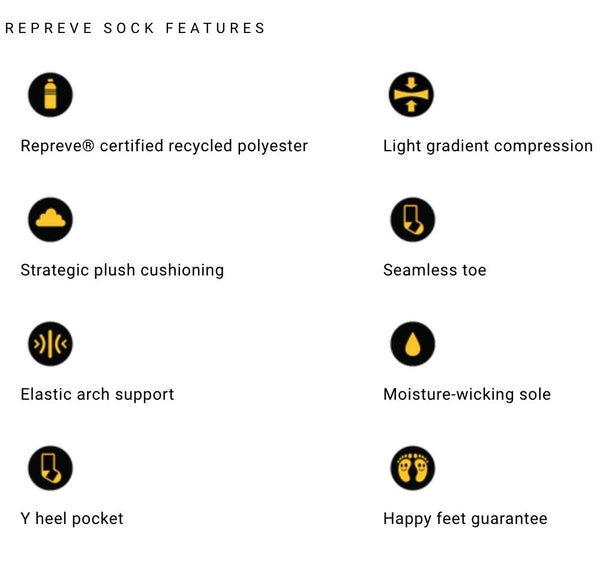 Merge4 Repreve Subtle Sky Classic Crew Socks - Skatewarehouse.co.uk