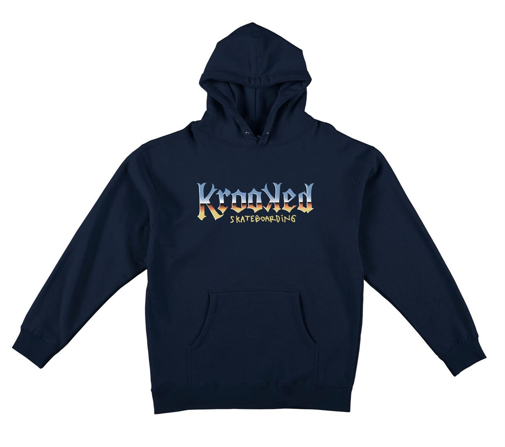 Krooked Chrome Zone Hoodie (Navy)