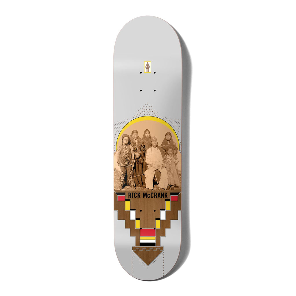 Girl Colonialism Rick McCrank Skateboard Deck - 8.25" - Skatewarehouse.co.uk