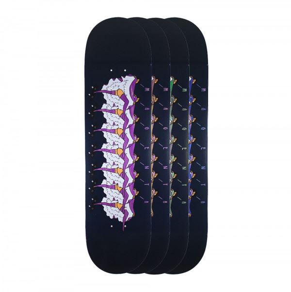 Magenta Cancan One Off Board  Skateboard Deck - 8.25