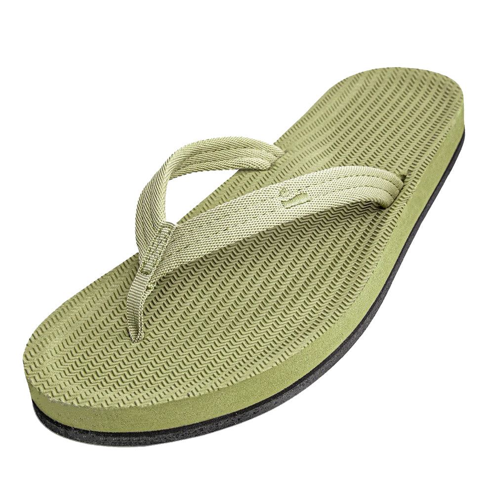 Indosole - Womens Flip Flops - Easy Living - Matcha Shoes