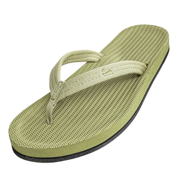 Indosole - Womens Flip Flops - Easy Living - Matcha Shoes