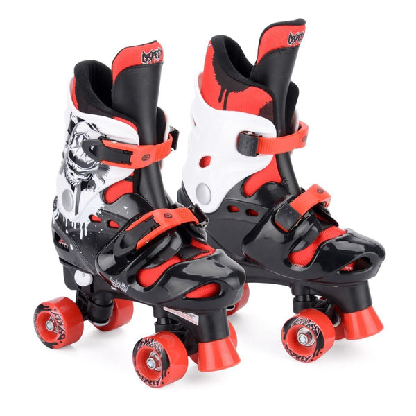 Osprey Adj Quad Skate - Skull - 1-4 (33-37)