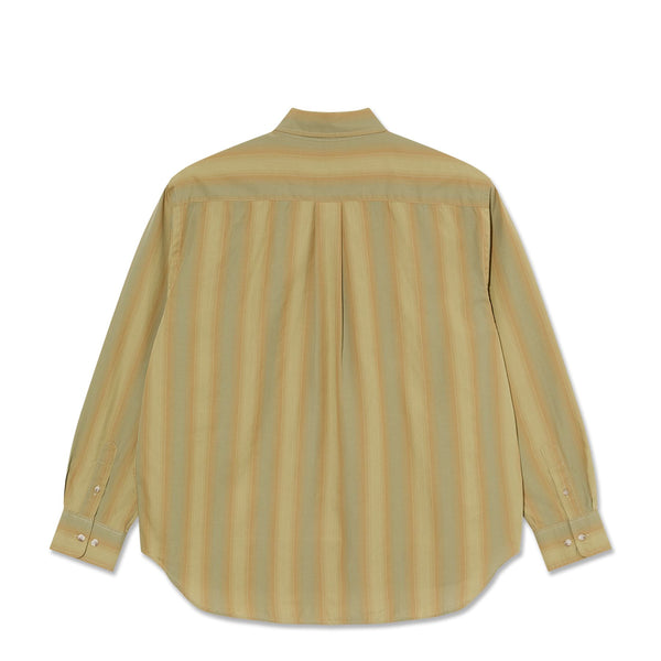 Polar Skate Co Ben LS Shirt (Green Stripe)
