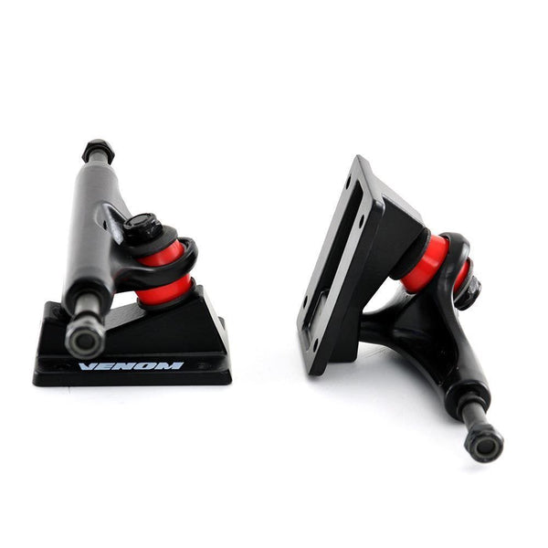 Venom x Skatewarehouse Full Skateboard Undercarriage Kit - Core Black Trucks - Skatewarehouse.co.uk