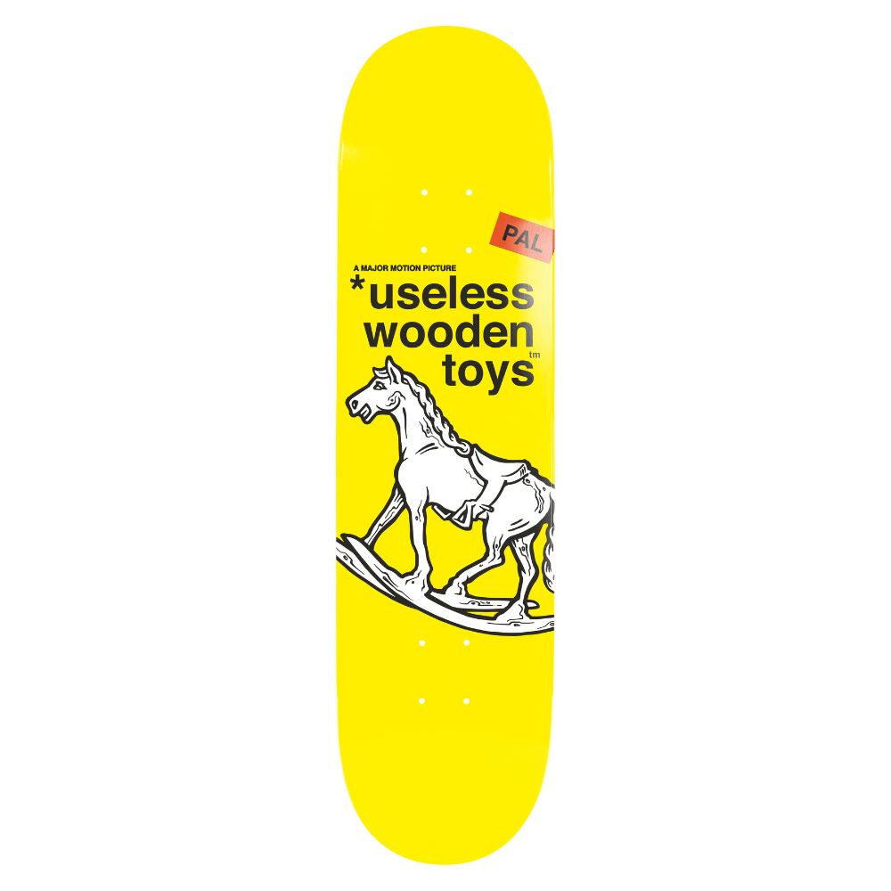 Heritage New Deal Useless Wooden Toys Popsicle Yellow Skateboard Deck - 8.5"