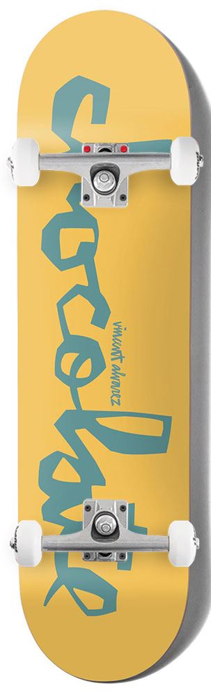 Chocolate OG Chunk W42 Vincent Alvarez Pop Secret x Venom Custom Complete Skateboard - 8.25