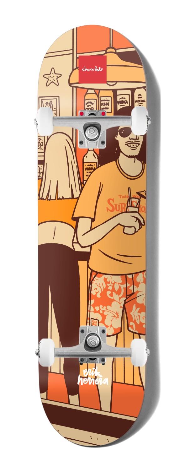 Chocolate Bar Series III Erik Herrera x Venom Custom Complete Skateboard - 8.5