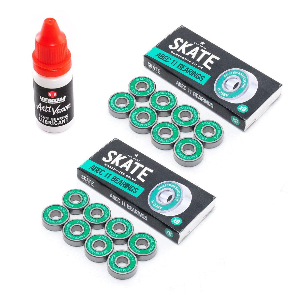 Bearings Master Listing-swh-abec11x16 | Skatewarehouse.co.uk