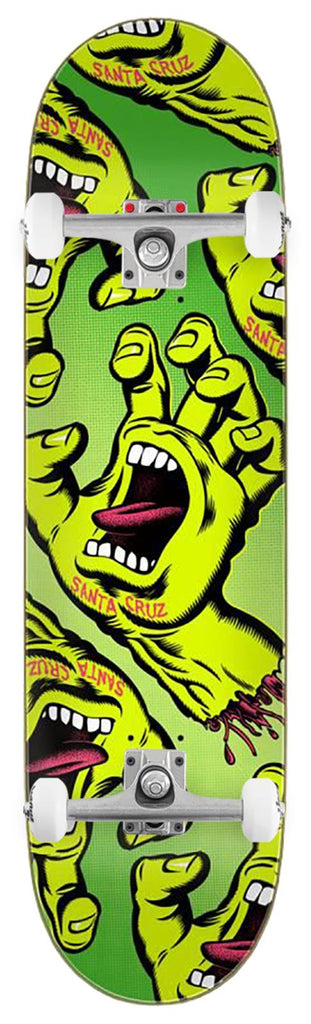 Santa Cruz Team Crowded Hand ATV x Venom Custom Complete Skateboard - 8.5" - Skatewarehouse.co.uk