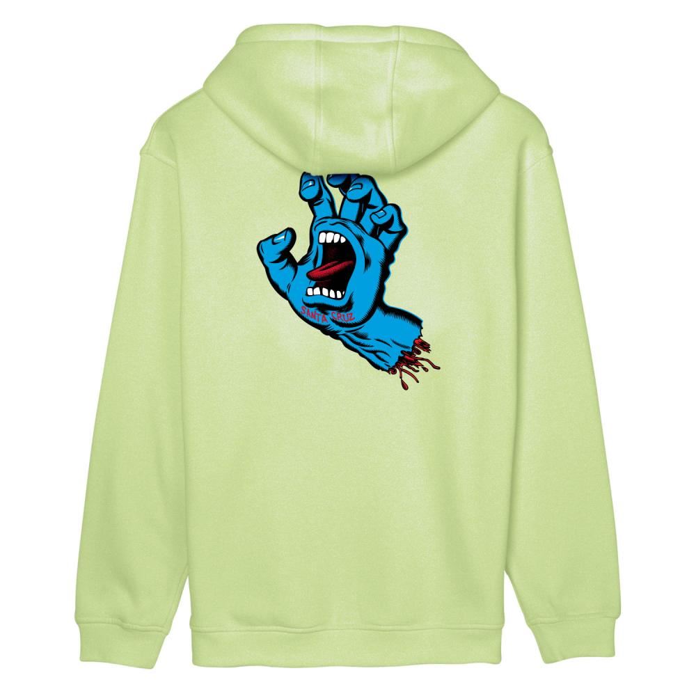 Santa Cruz Hood Screaming Hand Chest - Matcha - Skatewarehouse.co.uk