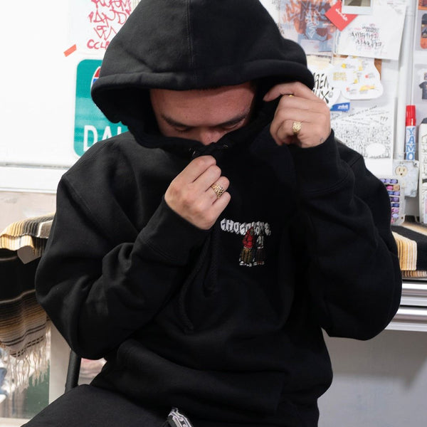 Chocolate Fiend Skate Hoodie Black - Skatewarehouse.co.uk